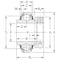 Fafnir Wide Inner Ring Insert Bearings, No G1204KRRB G1204KRRB - alternate 2